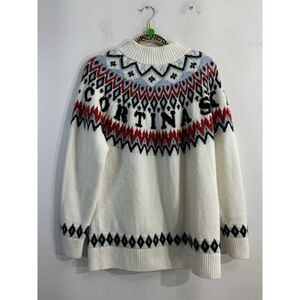 Men’s H & M Pullover Sweater S Nordic Christmas Theme. Multicolor Long Sleeve